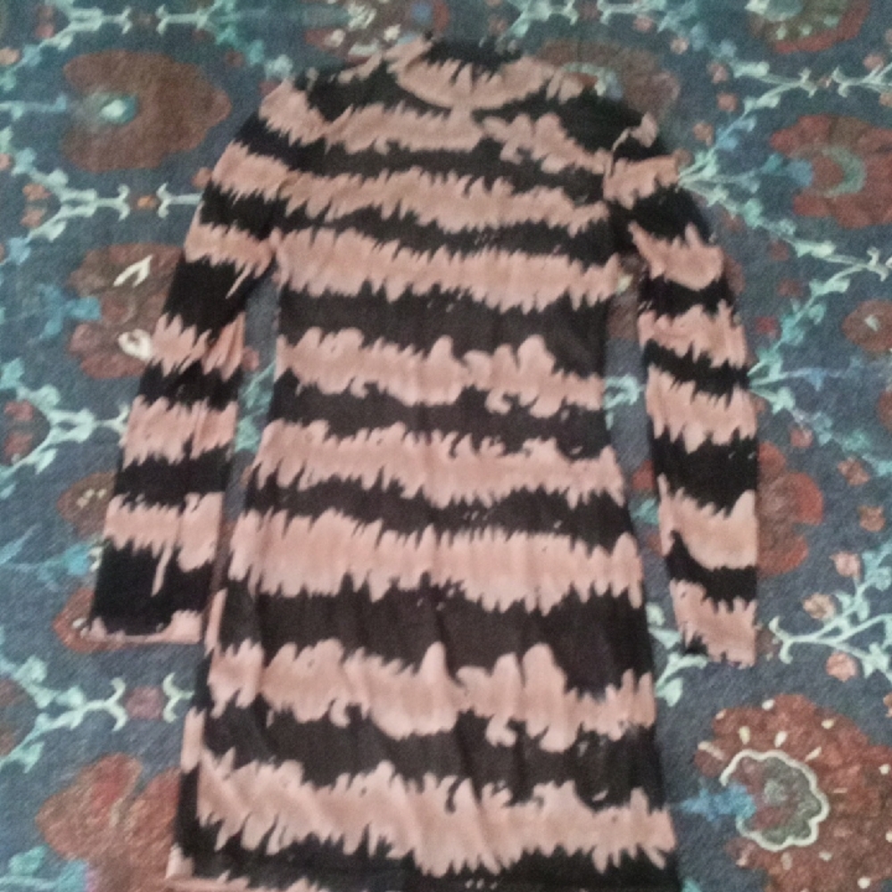 Stylish Black and Pink Women's Dress